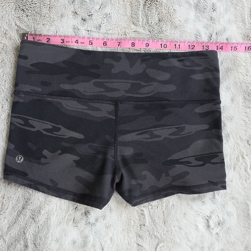 Lululemon Align High Rise Shorts  2" Incognito Camo Multi Grey Size 6